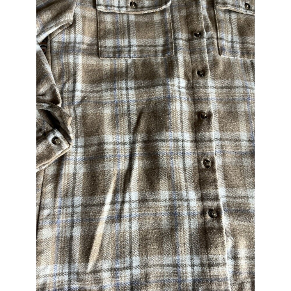 PRINCESS POLLY Mila Plaid Oversized Flannel Button-up Shirt Shacket Size 0 - Picture 5 of 8